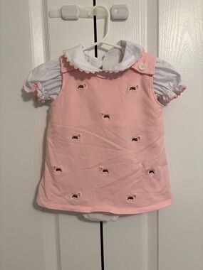 Beaufort Bonnet Company Pink Embroidered Dress